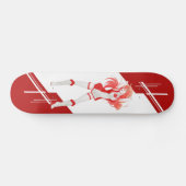 Canada Manga Anime meisje verkleed in vlag Skateboard (Horizontaal)