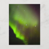 Canada, Manitoba, Churchill. Aurora Borealis in Briefkaart (Voorkant)