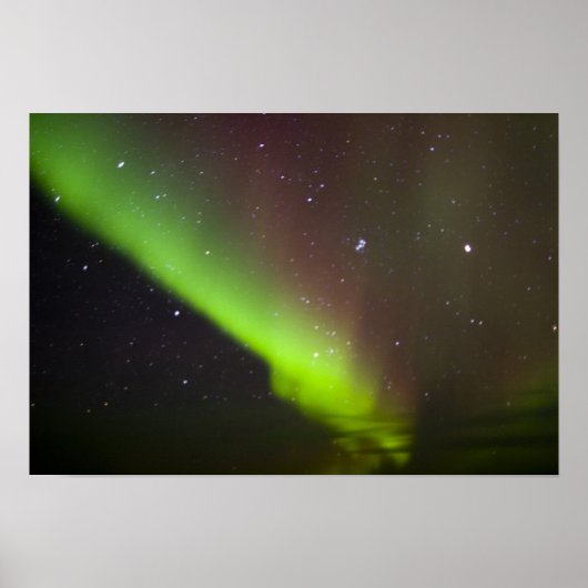 Canada, Manitoba, Churchill. Aurora Borealis Poster (Voorkant)