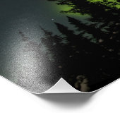 Canada, Manitoba. Uitzicht van aurora borealis en Foto Afdruk (Hoek)