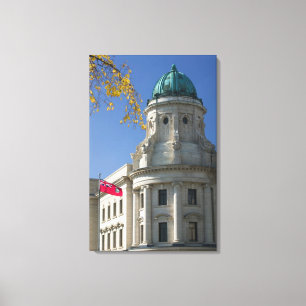 CANADA, Manitoba, Winnipeg: De gerechtshoven, Canvas Afdruk