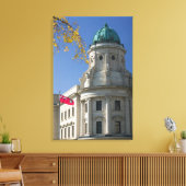 CANADA, Manitoba, Winnipeg: De gerechtshoven, Canvas Afdruk (Insitu (Woonkamer))