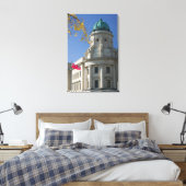 CANADA, Manitoba, Winnipeg: De gerechtshoven, Canvas Afdruk (Insitu (Slaapkamer))
