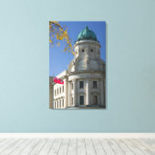 CANADA, Manitoba, Winnipeg: De gerechtshoven, Canvas Afdruk (Insitu (Houten vloer))