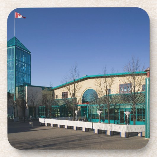 CANADA, Manitoba, Winnipeg: De markt voor vorken Bier Onderzetter (Voorkant)