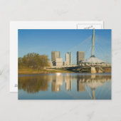 CANADA, Manitoba, Winnipeg: Esplanade Riel 2 Briefkaart (Voorkant / Achterkant)