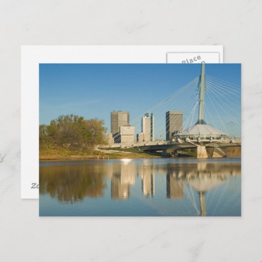 CANADA, Manitoba, Winnipeg: Esplanade Riel 2 Briefkaart (Voorkant / Achterkant)