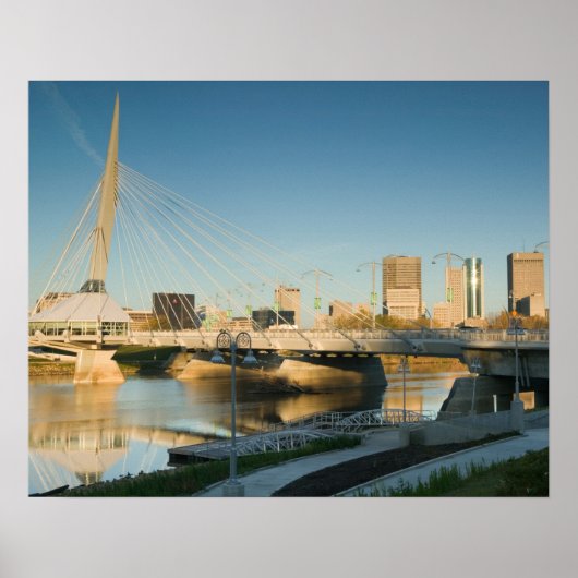 CANADA, Manitoba, Winnipeg: Esplanade Riel Poster (Voorkant)