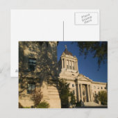 Canada, Manitoba, Winnipeg: Manitoba Legislative Briefkaart (Voorkant / Achterkant)