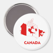 CANADA MAP MAGNEET (Voorkant / Achterkant)