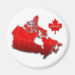 CANADA MAP MAGNEET