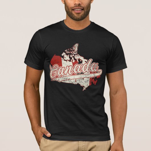 Canada Map T-shirt (Voorkant)