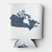Canada Map with solar panel overlay Blikjeskoeler (Voorkant)