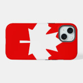 Canada Maple Leaf 1867 Jubileum 150 jaar iPhone 15 Case (Achterkant horizontaal)