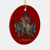 Canada Maple Leaf Art Ornamenten - Aangepast (Rechts)