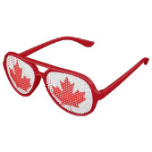 CANADA MAPLE LEAF AVIATOR ZONNEBRIL (Gekanteld)