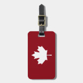 Canada Maple Leaf Bagagelabel (Voorkant verticaal)