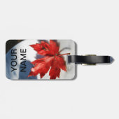 Canada Maple Leaf Bagagelabel (Achterkant horizontaal)
