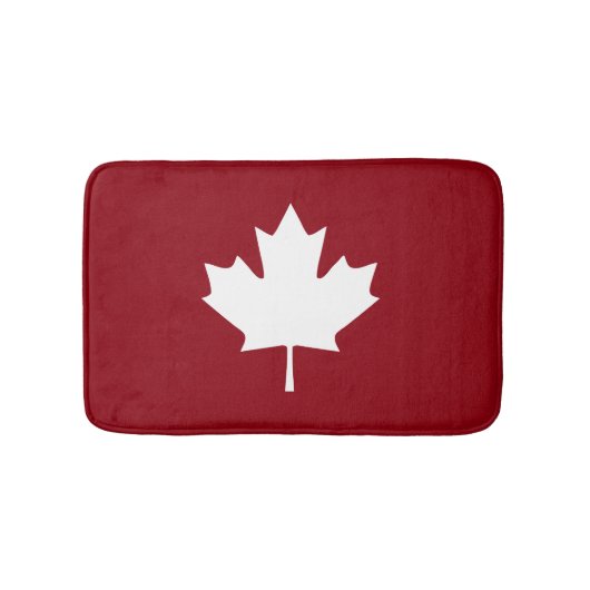 Canada Maple Leaf Bath Mat (Voorkant)