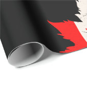 canada maple leaf beaver canadiaans cadeaupapier (Rol Hoek)