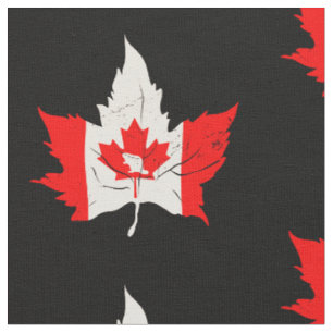 canada maple leaf beaver canadiaans stof