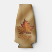 Canada Maple Leaf Bottle Cooler Persoonlijke cadea (Voorkant)
