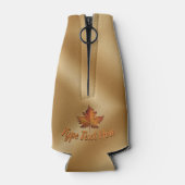 Canada Maple Leaf Bottle Cooler Persoonlijke cadea (Achterkant)
