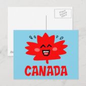 Canada Maple Leaf Briefkaart (Voorkant / Achterkant)