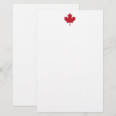 Canada Maple Leaf Briefpapier (Voorkant / Achterkant)