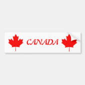 Canada Maple Leaf Bumpersticker (Voorkant)