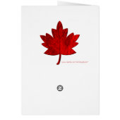 Canada-Maple Leaf by Shirley Taylor (Achterkant)