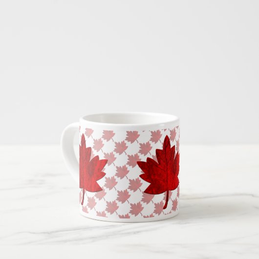Canada-Maple Leaf by Shirley Taylor Espresso Kop (Links)