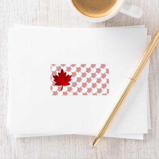 Canada-Maple Leaf by Shirley Taylor Etiket (Insitu)