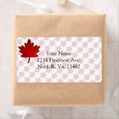 Canada-Maple Leaf by Shirley Taylor Etiket (Insitu)