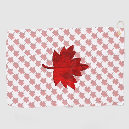 Canada-Maple Leaf by Shirley Taylor Golfhanddoek (Horizontaal)