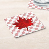 Canada-Maple Leaf by Shirley Taylor Kartonnen Onderzetters (Schuin)