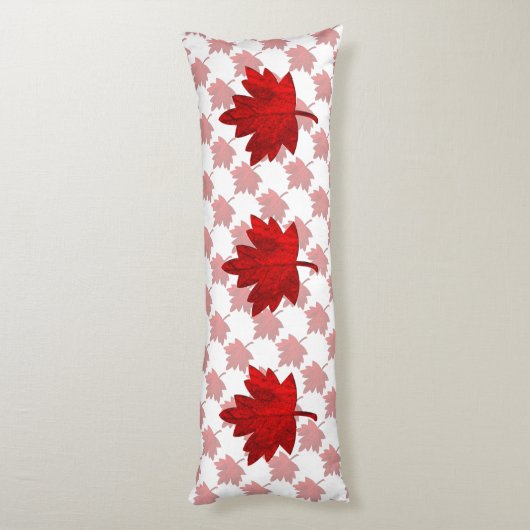 Canada-Maple Leaf by Shirley Taylor Lichaamskussen (Achterkant (Verticaal))