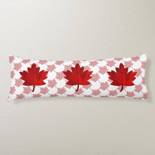 Canada-Maple Leaf by Shirley Taylor Lichaamskussen (Voorkant)
