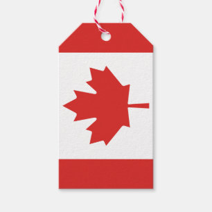 Canada Maple Leaf Cadeaulabel