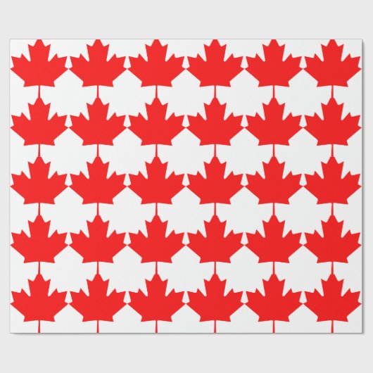 Canada - Maple Leaf Cadeaupapier (Vlak)