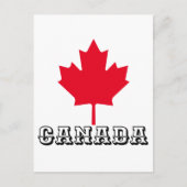 CANADA MAPLE LEAF - CANADA DAY BRIEFKAART (Voorkant)