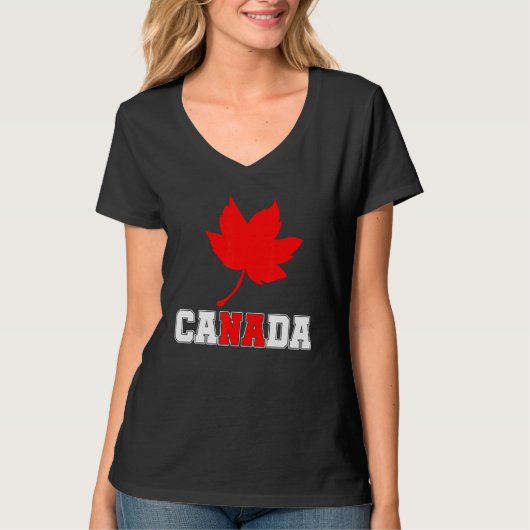 Canada Maple Leaf Canada T-shirt (Voorkant)