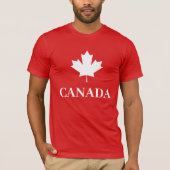 Canada Maple Leaf Canadese vlag T-shirt (Voorkant)