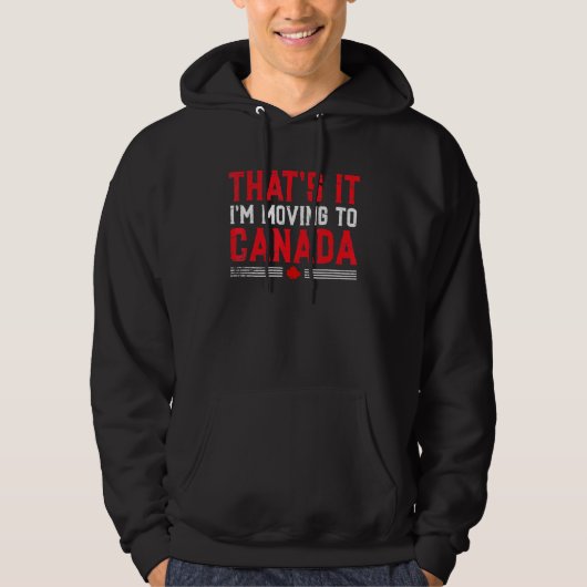 Canada Maple Leaf Canadian Country Canada Hoodie (Voorkant)