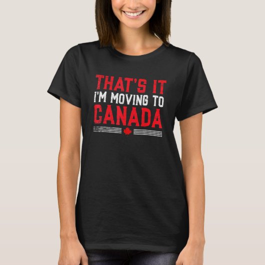 Canada Maple Leaf Canadian Country Canada T-shirt (Voorkant)