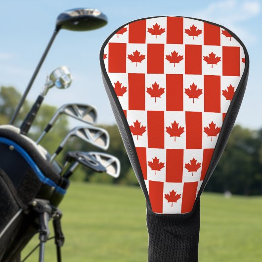 Canada Maple Leaf Canadian Flag Pattern Golfheadcover