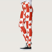 Canada Maple Leaf Canadian Flag Pattern Leggings (Links)