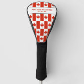 Canada Maple Leaf Canadian Flag Pattern Name Golfheadcover (Voorkant)