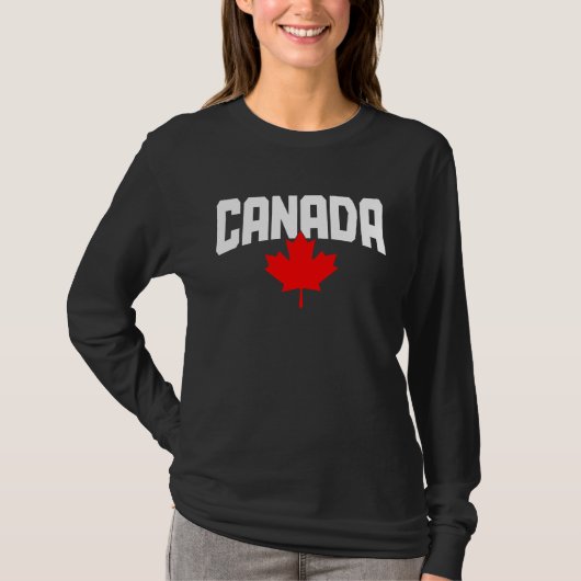Canada Maple Leaf Canadian Flag Pride  1 T-shirt (Voorkant)