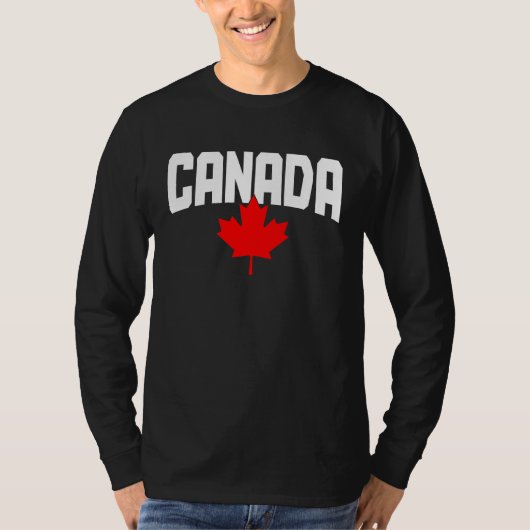Canada Maple Leaf Canadian Flag Pride 1 T-shirt (Voorkant)